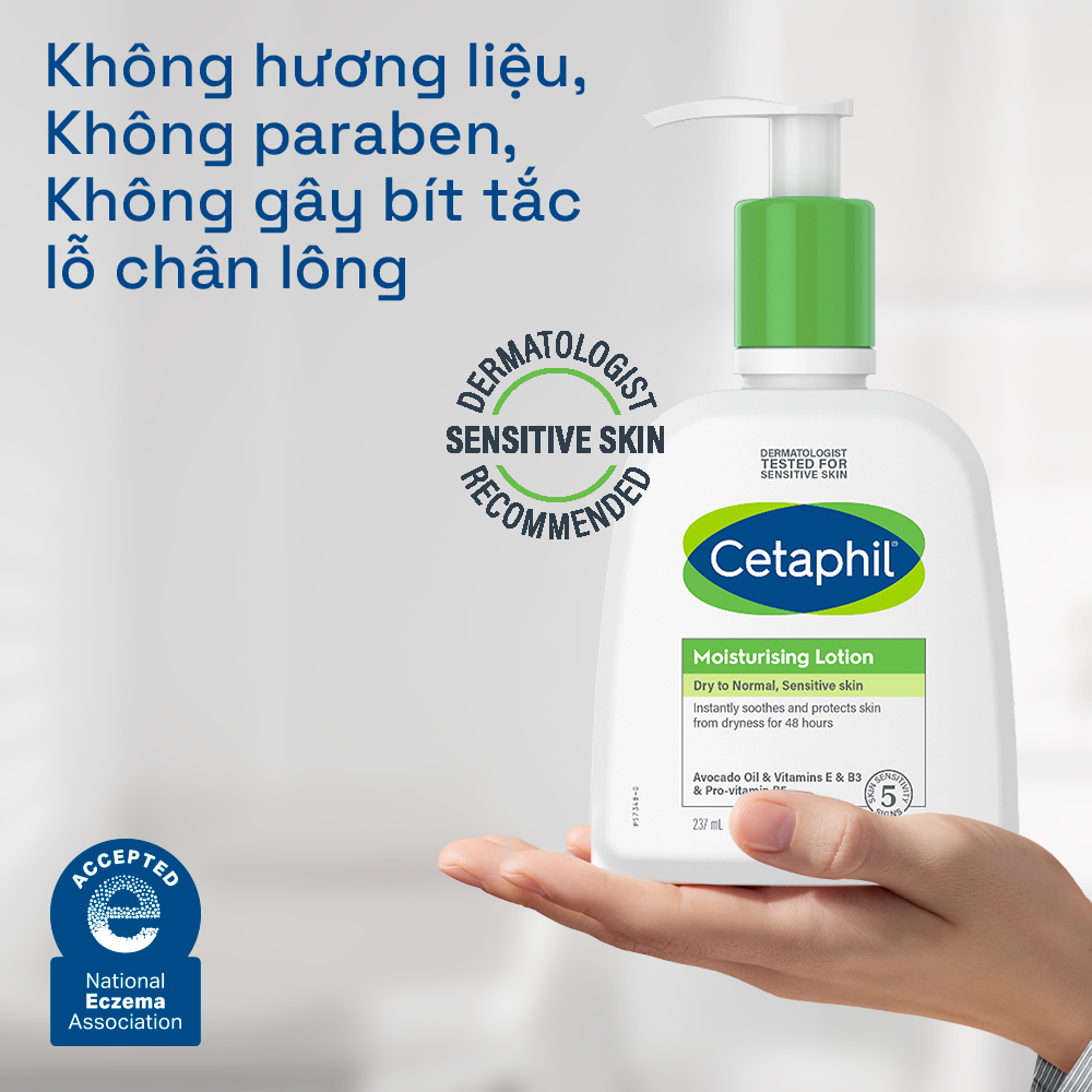 Mô tả Sữa dưỡng ẩm dịu lành cho da nhạy cảm CETAPHIL MOISTURIZING LOTION 237ML - 5