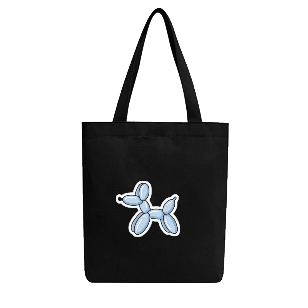 Mô tả Túi Vải Tote Ginko Có Dây Kéo Khóa Phong Cách ulzzang Hàn Quốc In Hình Puppy Baloon B20 - 2
