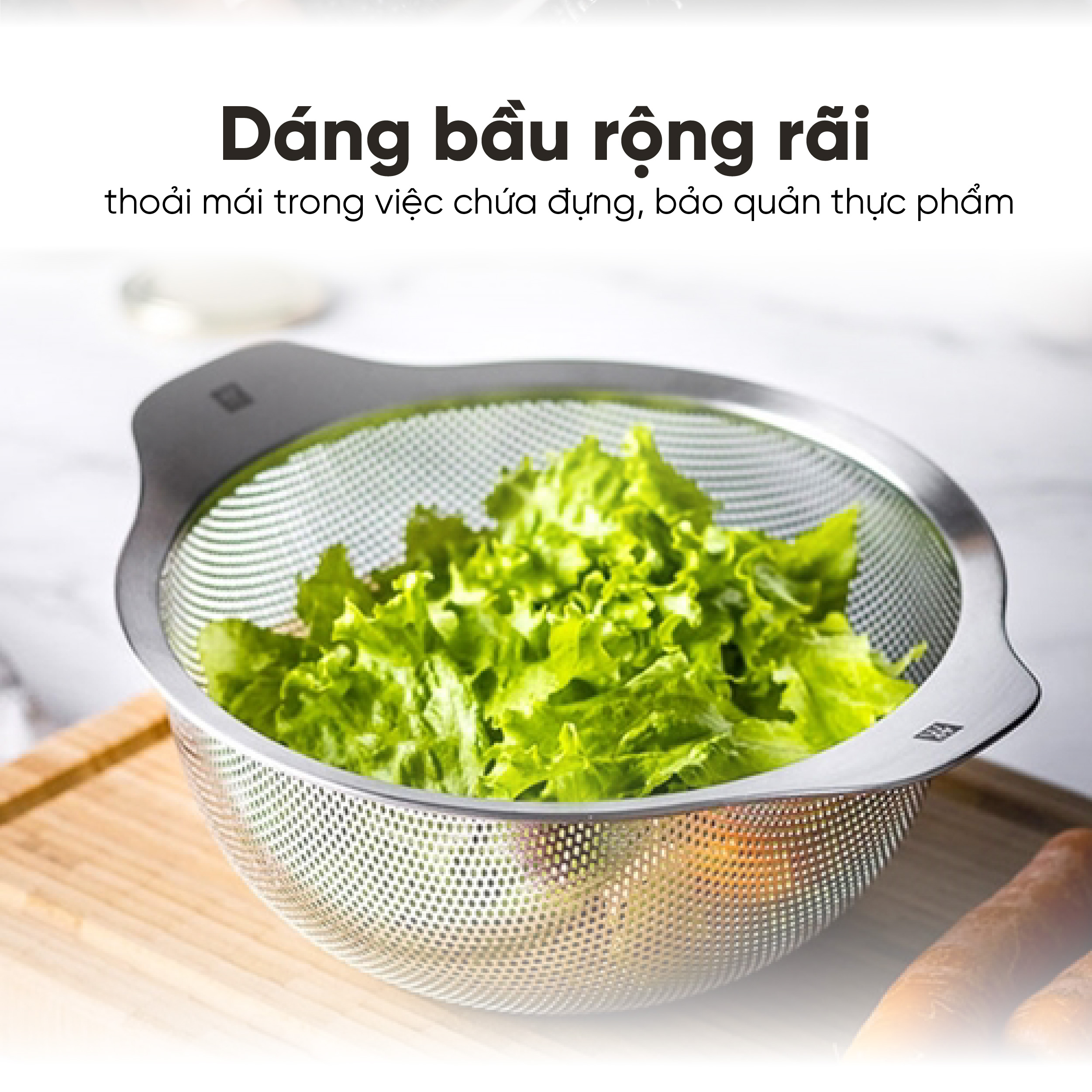 Rổ Inox đa năng có quai Zwilling Tableware 16cm/20cm/24cm | Shopee Việt Nam