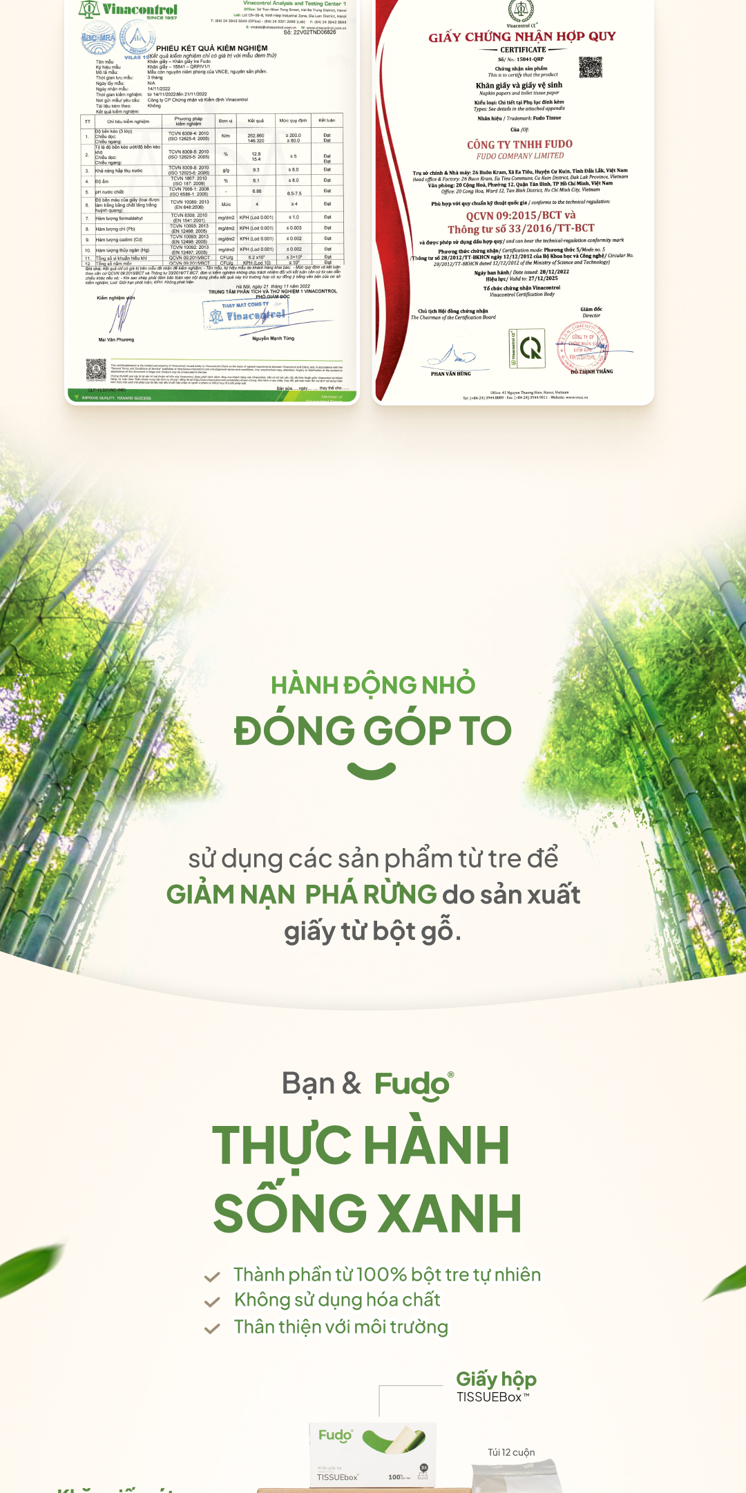 Giấy ăn Fudo Bamboo