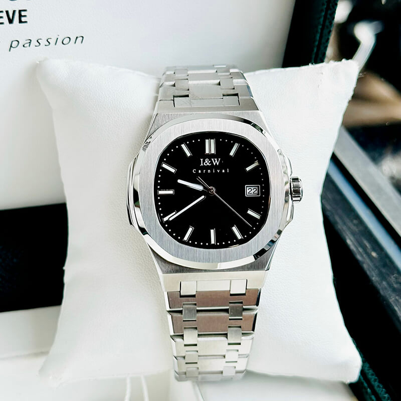 Mô tả Đồng hồ nam chính hãng IW Carnival IW721G-11,kính sapphire,chống xước,chống nước 50m,Bh 24 tháng,máy cơ (automatic) - 1