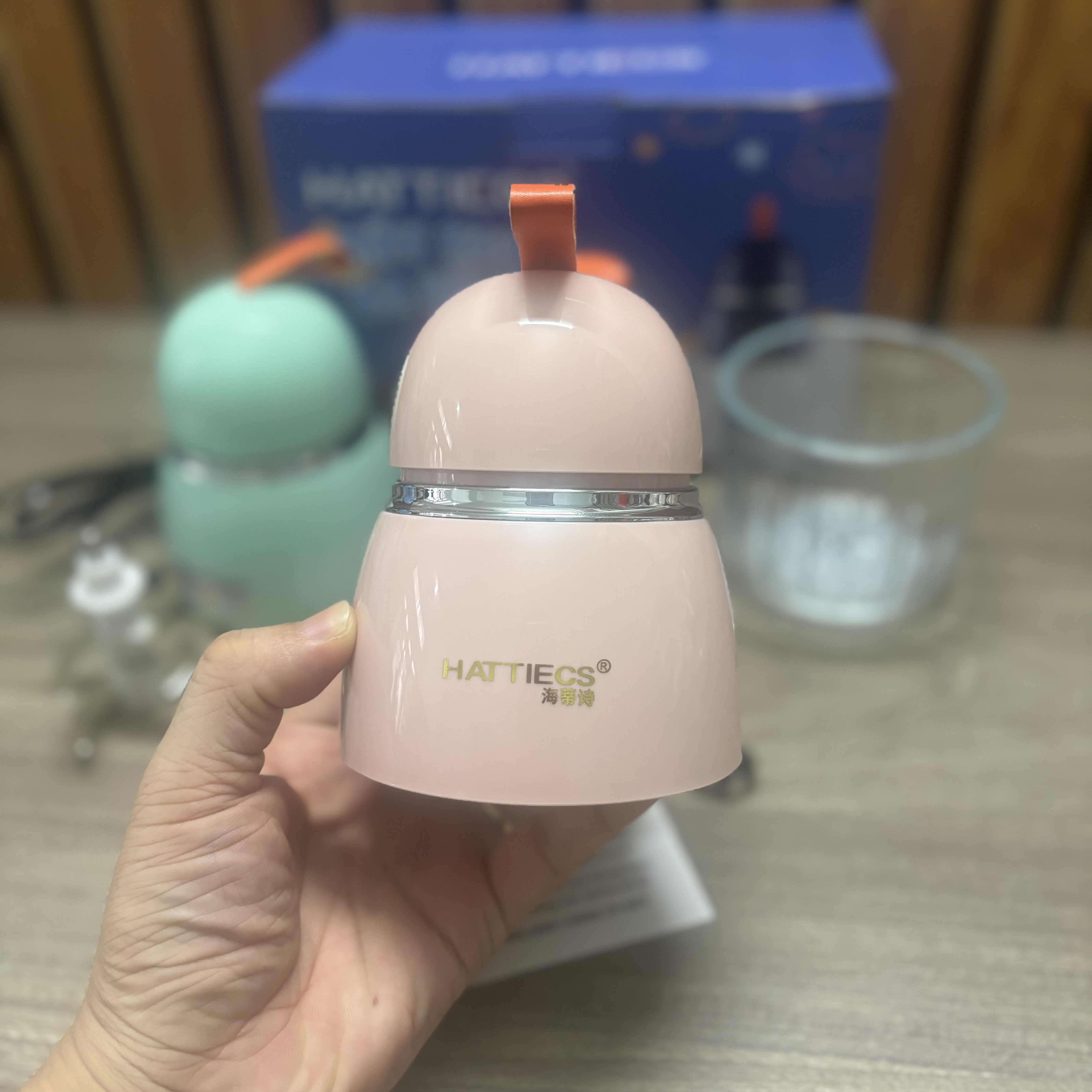 Mô tả Phụ kiện máy xay Hattiecs ăn dặm 8 lưỡi cối thủy tinh thay thế, lưỡi dao thay thế, thân máy thay thế - 4