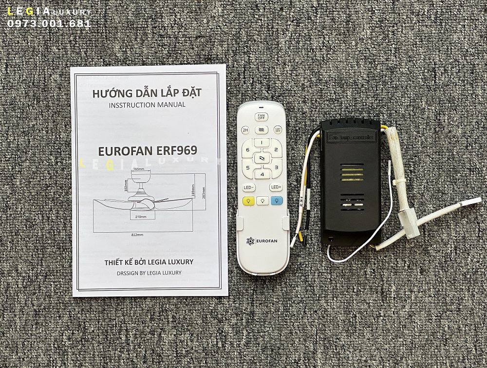 Mô tả Quạt Trần Mini Cao Cấp | Quạt Trần Chung Cư | Chạy Êm Không Tiếng Động , Tiêu Chuẩn CE xuất Châu Âu - 11