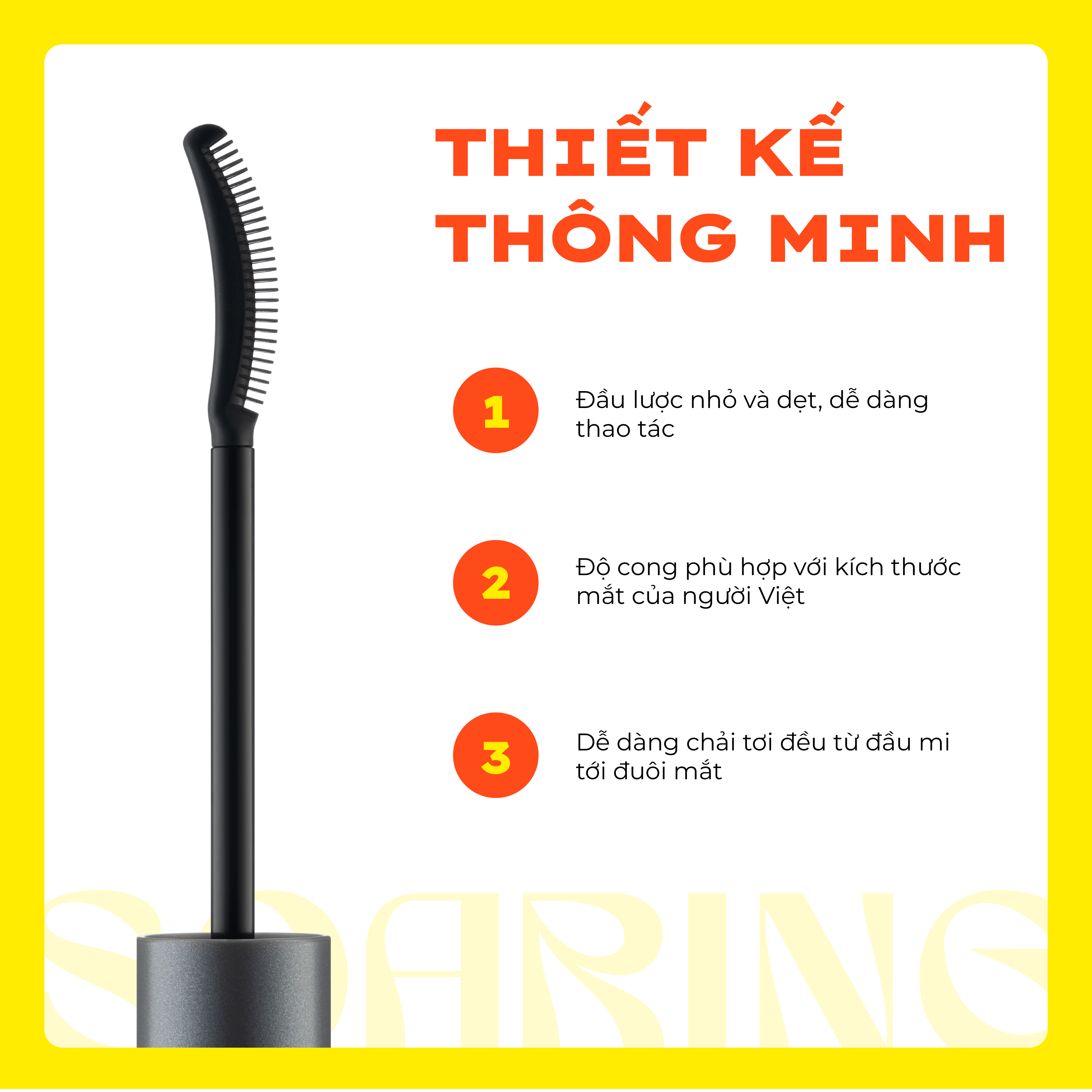 Mô tả Chuốt mi tơi dài lâu trôi Lemonade Soaring Mascara 6ml - 3