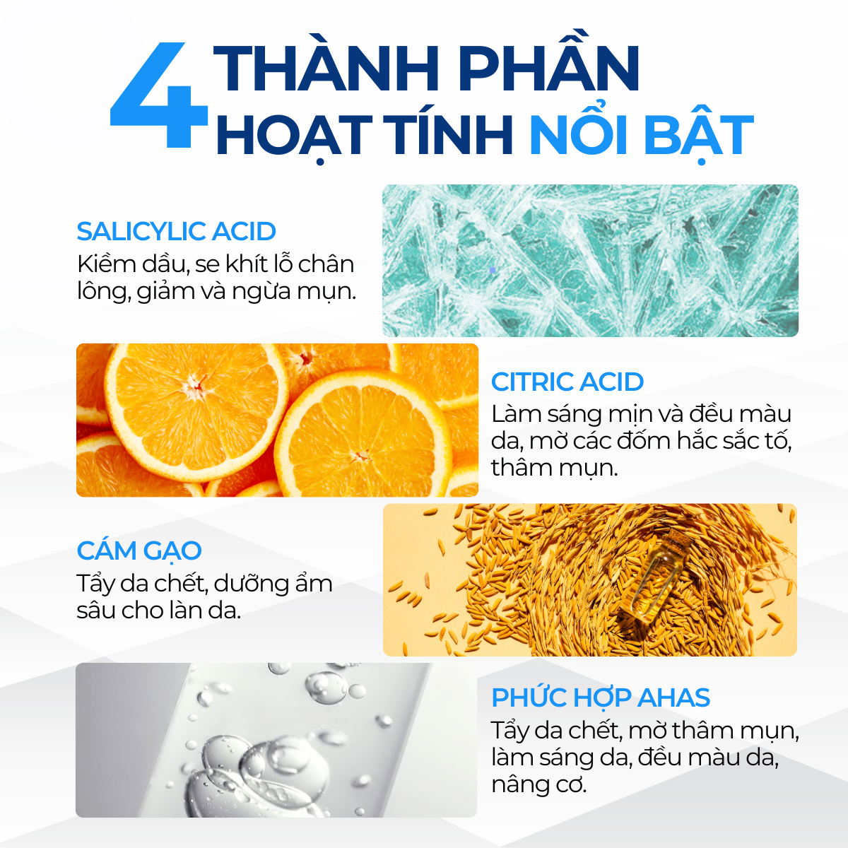 Mô tả Tẩy Tế Bào Chết Bha Compliment Giúp Làn Da Căng Bóng, Mịn Màng, Hỗ Trợ Thu Nhỏ Lỗ Chân Lông - 2