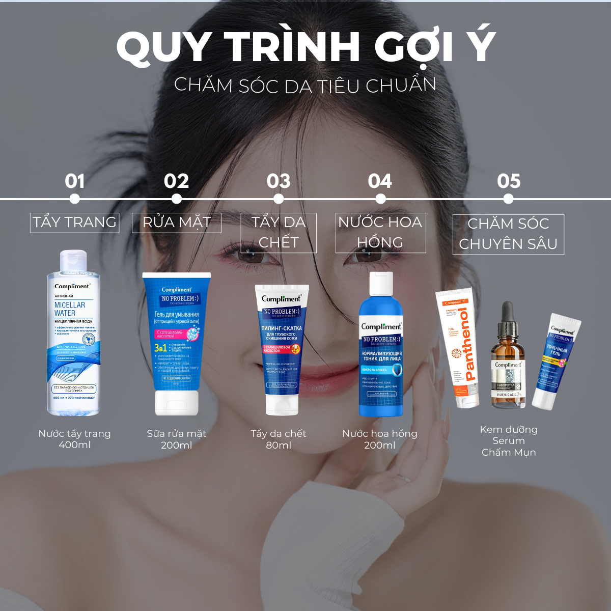 Mô tả Tẩy Tế Bào Chết Bha Compliment Giúp Làn Da Căng Bóng, Mịn Màng, Hỗ Trợ Thu Nhỏ Lỗ Chân Lông - 8