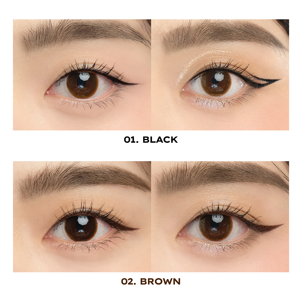 Mô tả Bút kẻ mắt siêu mảnh Lemonade SuperTiger Micro Eyeliner 1g - 6