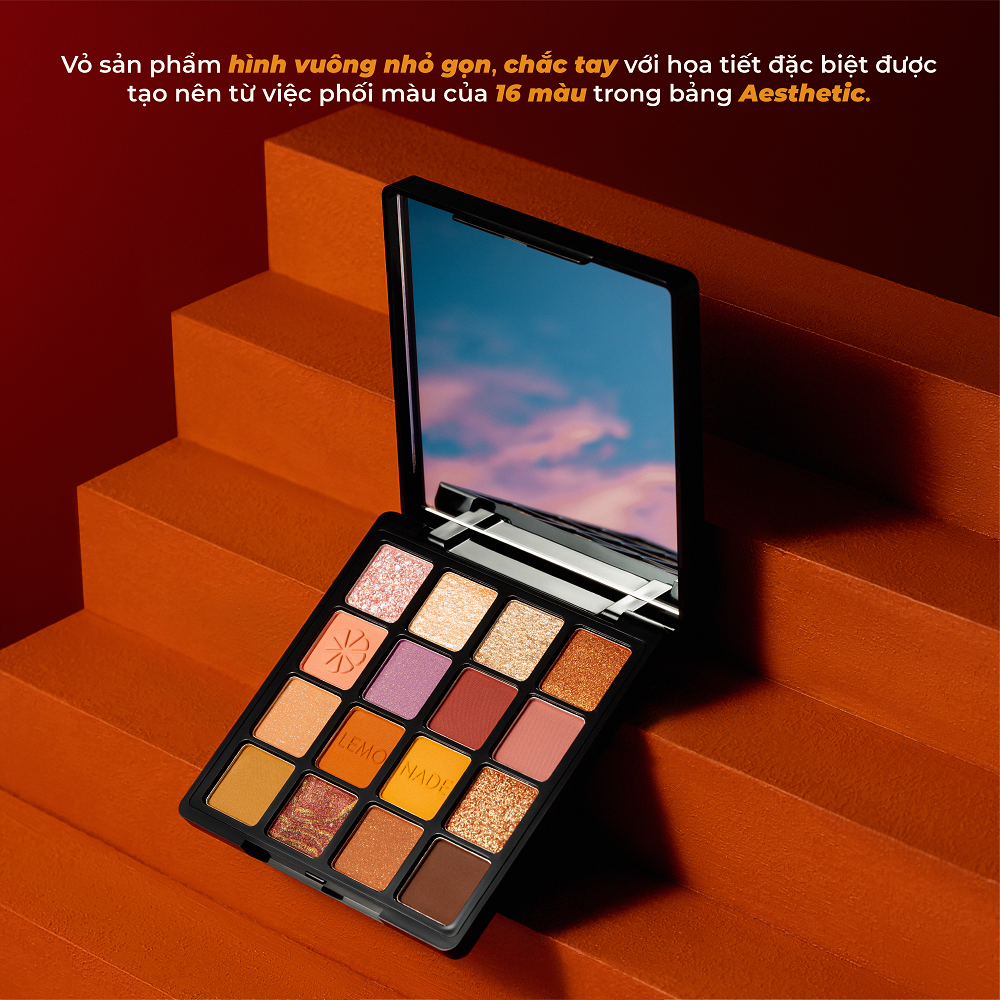 Mô tả Bảng phấn mắt Lemonade Aesthetic Eyeshadow Palette 20.8g - 7