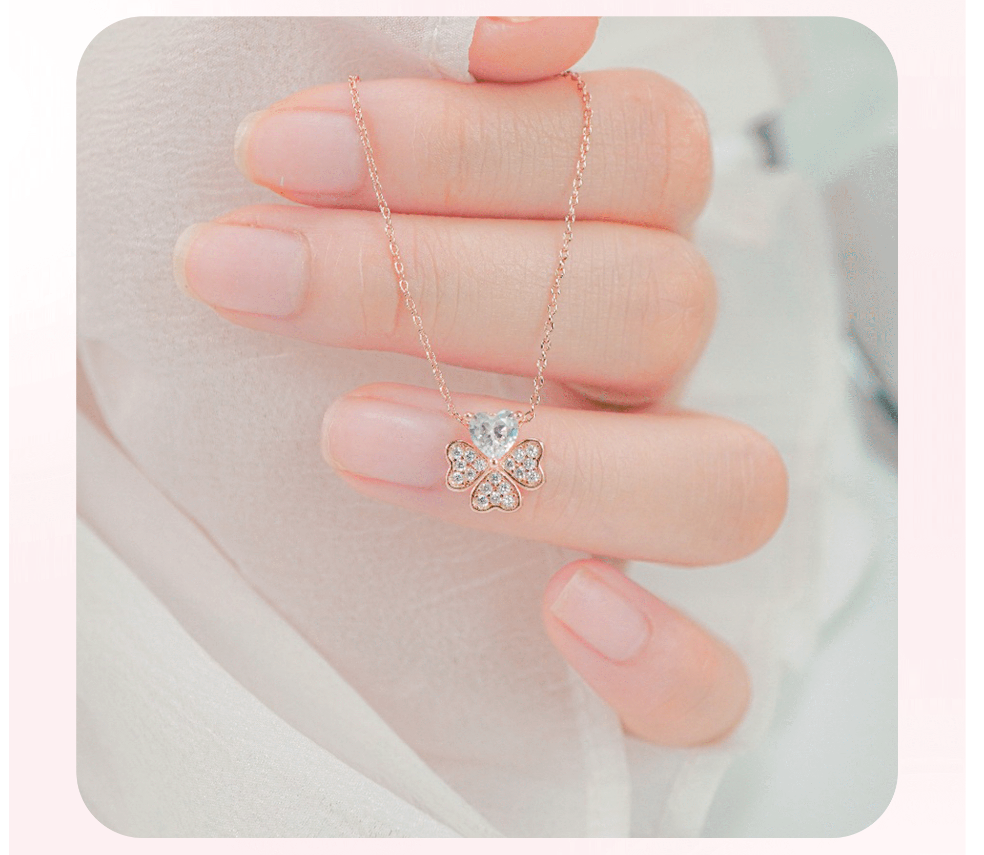 Mô tả Dây chuyền nữ CDE Graceful Leaf Pendant Silver Necklace CDE6386SV - Dây chuyền nữ cao cấp - 4