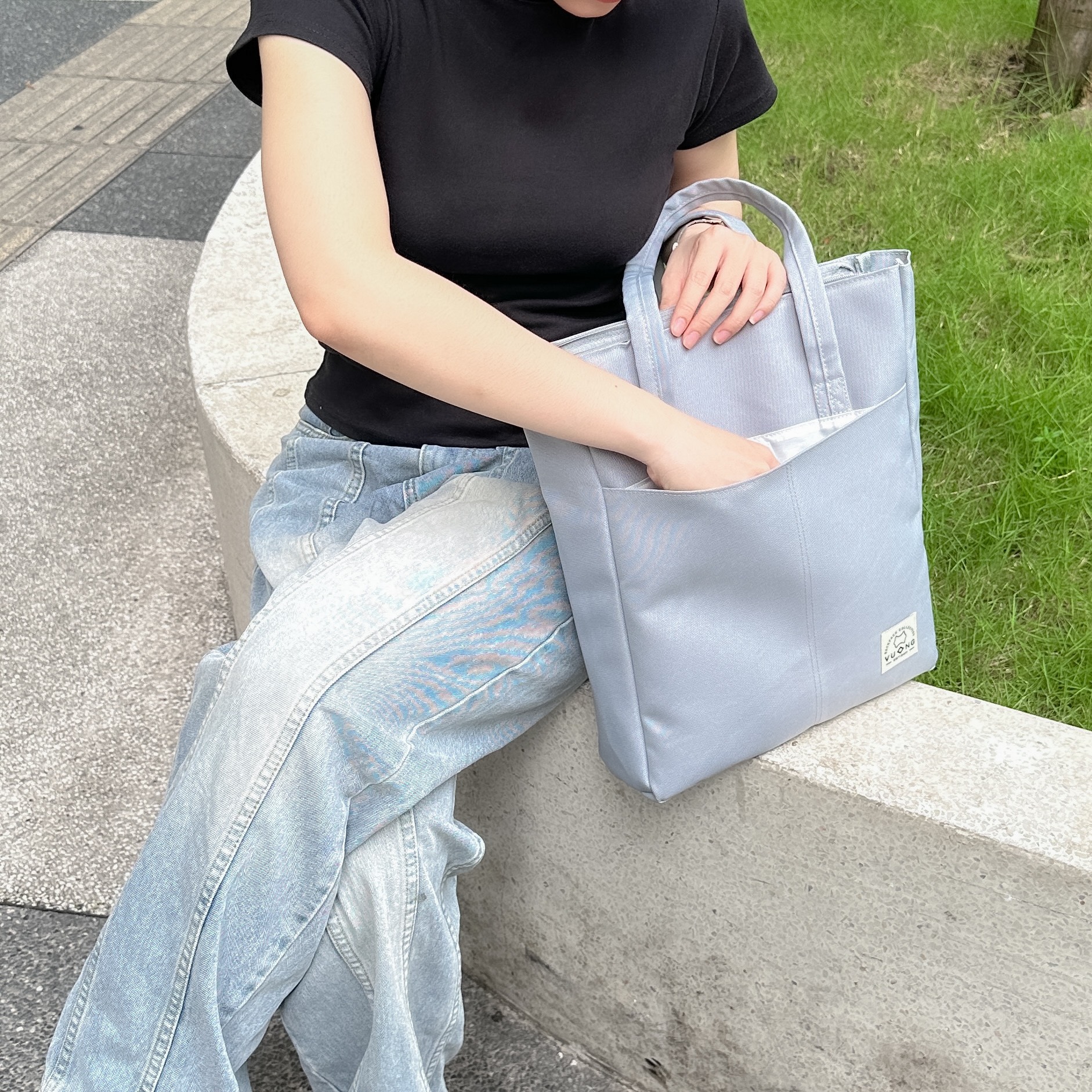 Mô tả Túi tote Vuông Shop®️ Office - 9