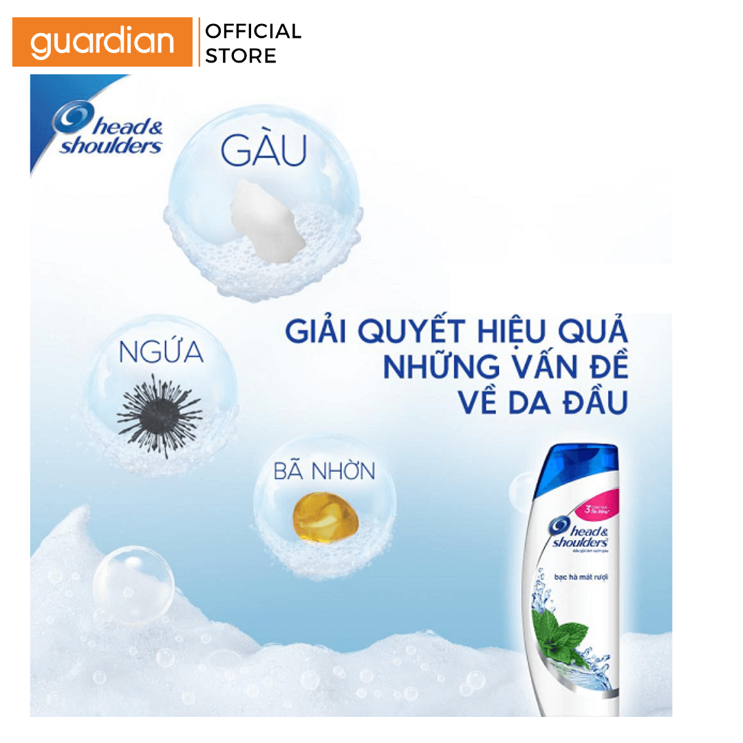 Mô tả Dầu Gội Hỗ Trợ Giảm Gàu Head & Shoulders Hương Bạc Hà Mát Lạnh 625ml - 2