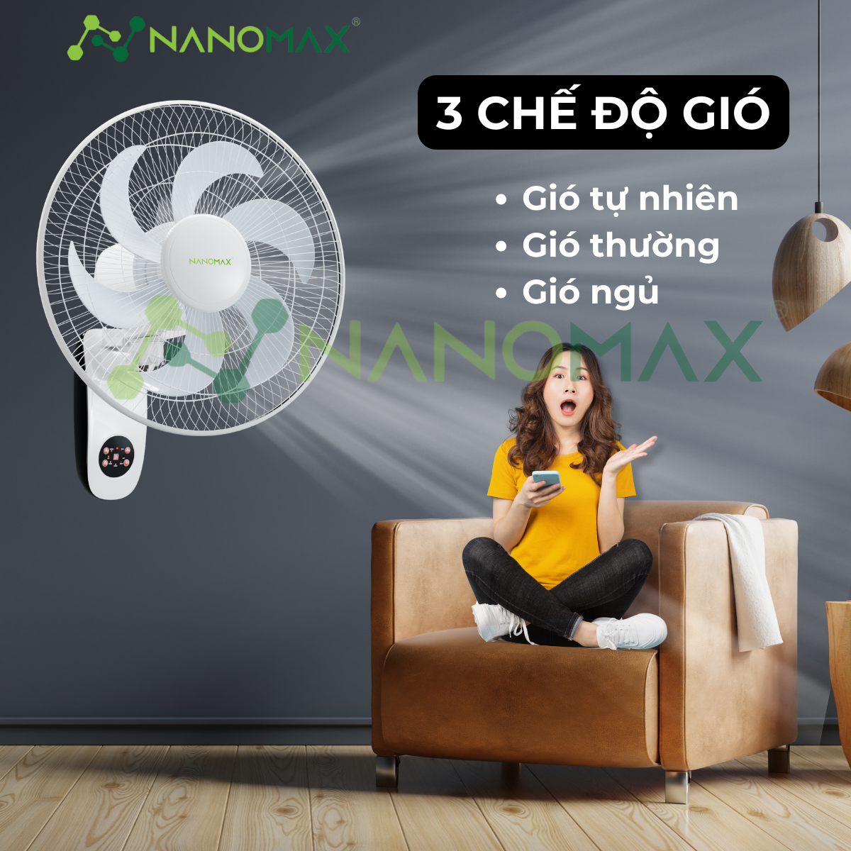 Quạt NANOMAX QN-06 - Chi tiết