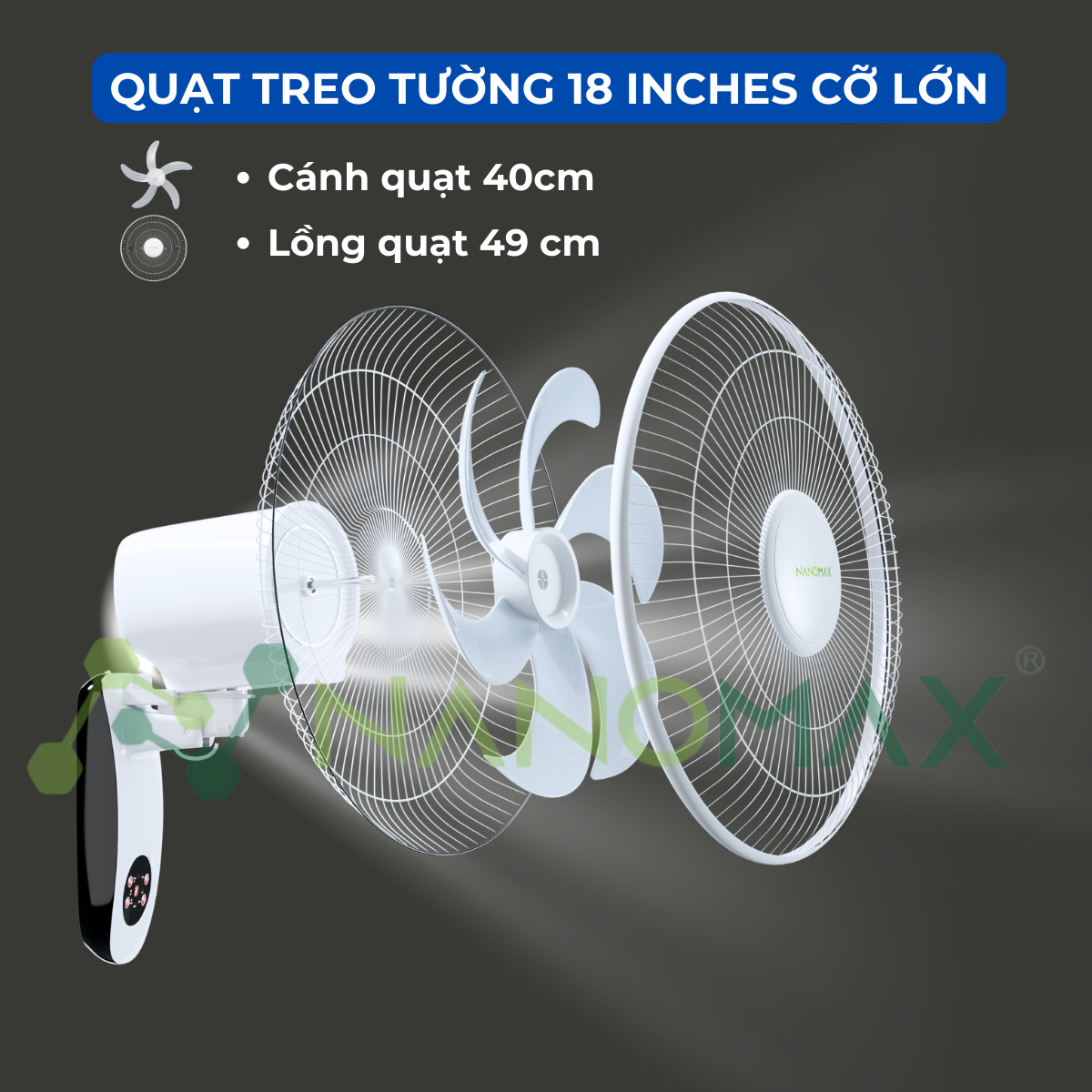 Quạt NANOMAX QN-06 - Chi tiết