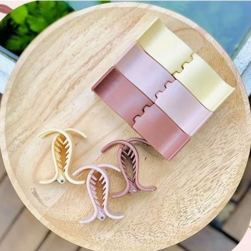 Mô tả Set 12 kẹp tóc càng cua 5 răng mix 3 màu trơn - 1