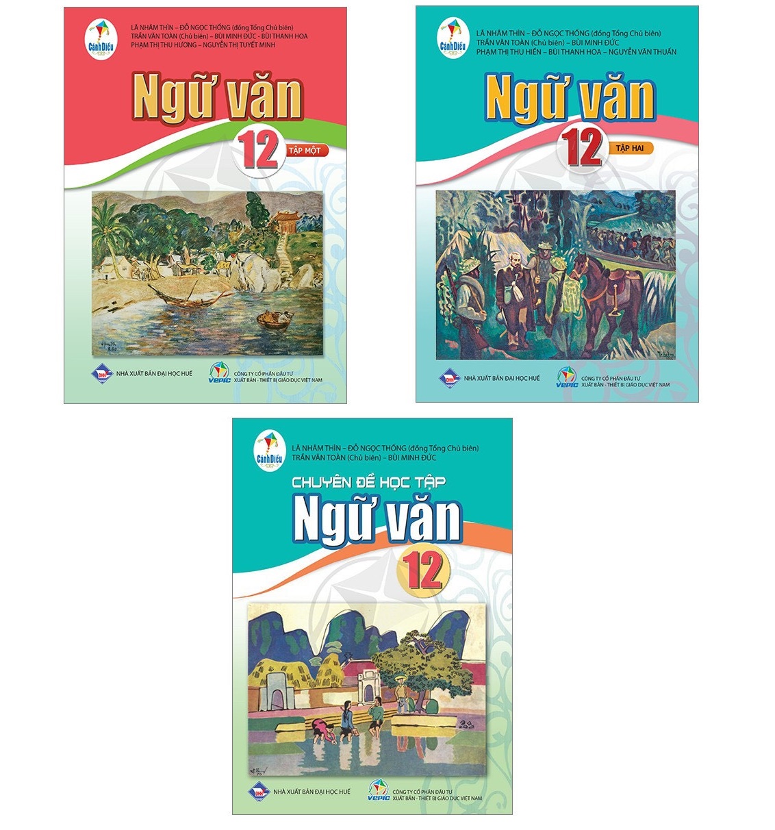 Mô tả Sách - Ngữ văn tập 1+2 và chuyên đề văn lớp 12 - cánh diều + bán kèm 1 quyển vở - 1