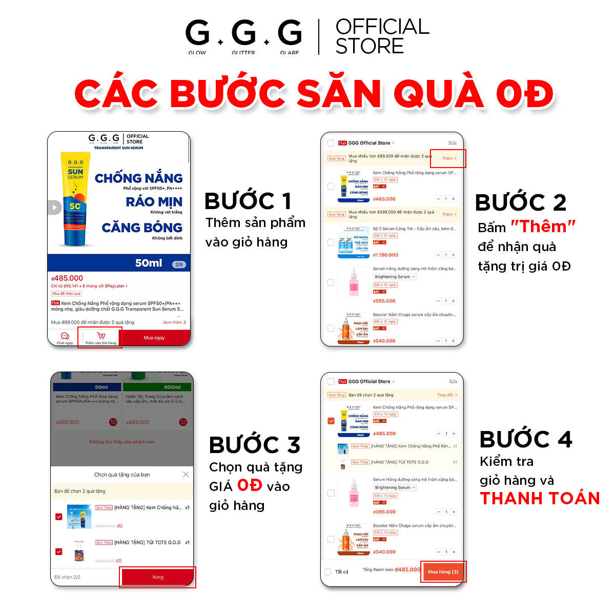 Mô tả COMBO Dưỡng Ẩm Toàn Diện Và Chuyên Sâu Giúp Phục Hồi Da Khỏe - G.G.G Mushroom Set - 1