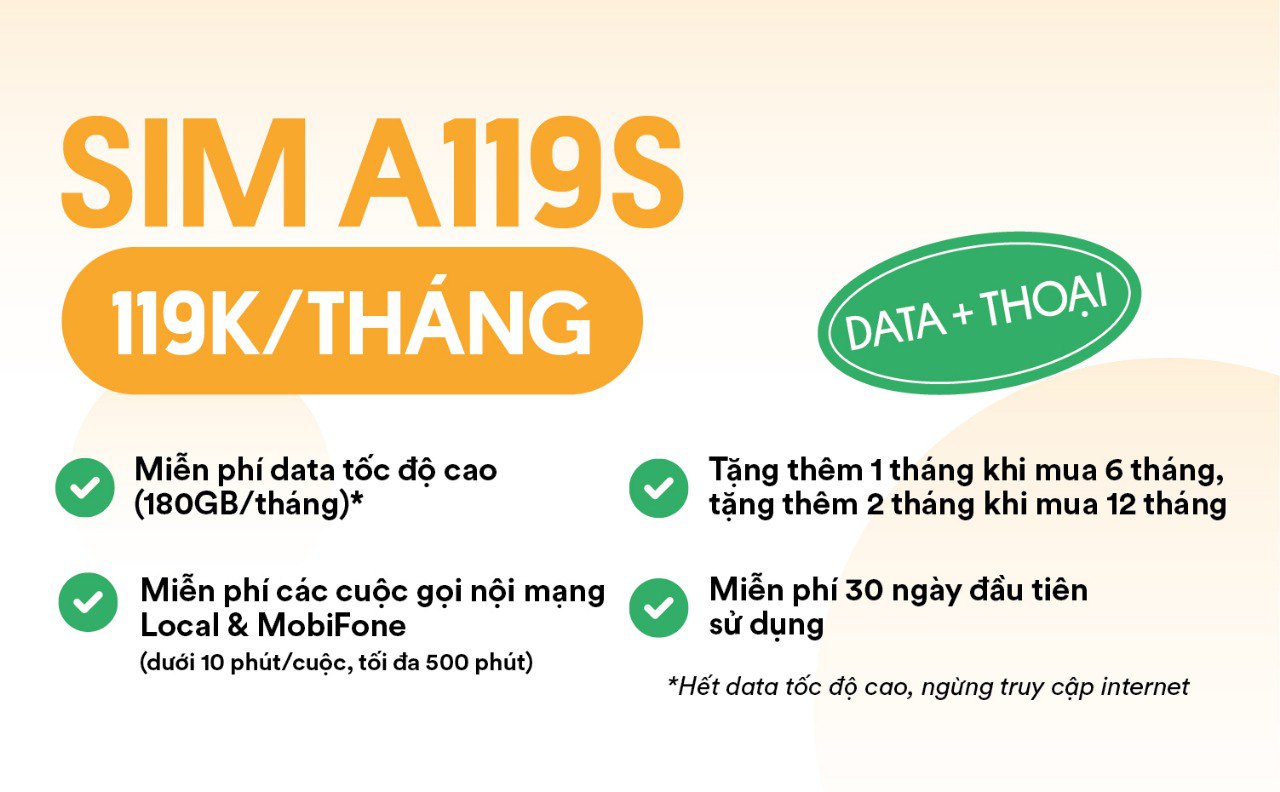 Gói cước A119S