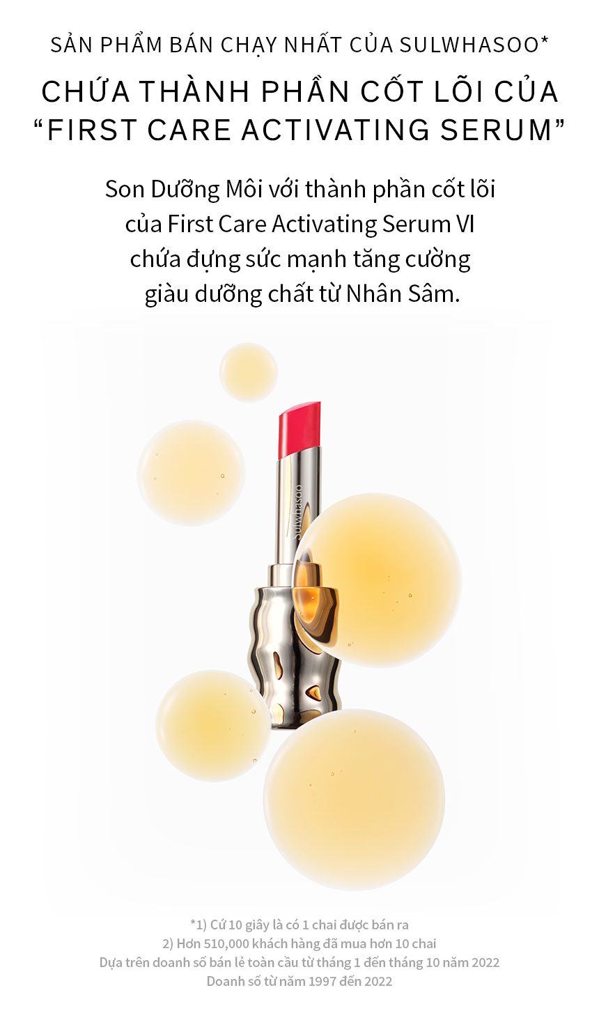 Mô tả Son Dưỡng Tôn Sắc Môi Rạng Rỡ Sulwhasoo Perfecting Lip Color 3G - 3