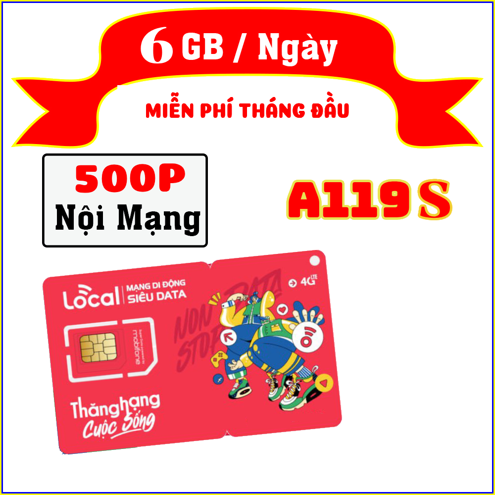Mô tả Sim Local Mobifone A0 - A69 - A79 - A119 DATA TỐC ĐỘ CAO, Đk Được Gói Dài Kì - 2