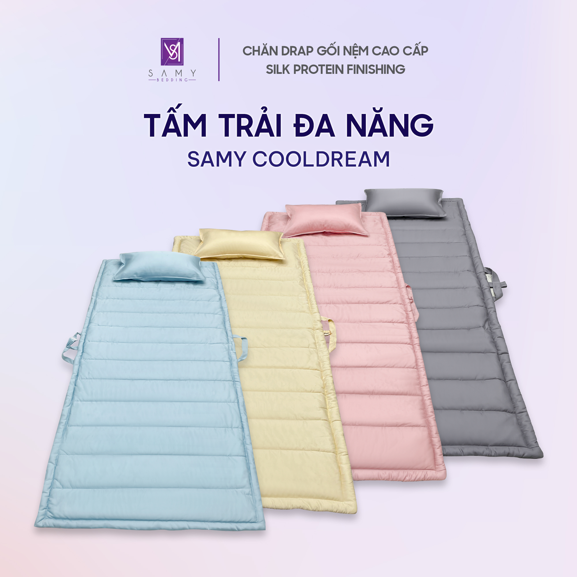 Mô tả Set Tấm Trải Đa Năng Cao Cấp 80cmx2m Samy Cooldream Cho Văn Phòng - 1
