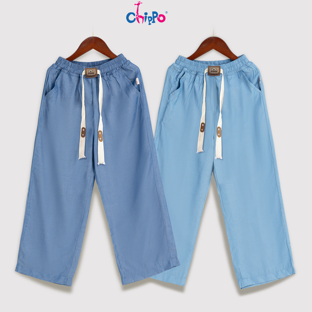 Mô tả Quần Bò Giấy Suông Chippo Quần Jean Đi Học Cho Bé Gái từ 7 đến 12 Tuổi 22 kg đến 40 kg - 1