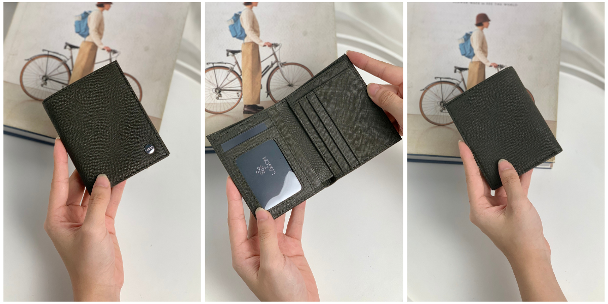 Mô tả Ví nam Da Thật LAGOM Forest Bifold dáng đứng có ngăn để ảnh - 2