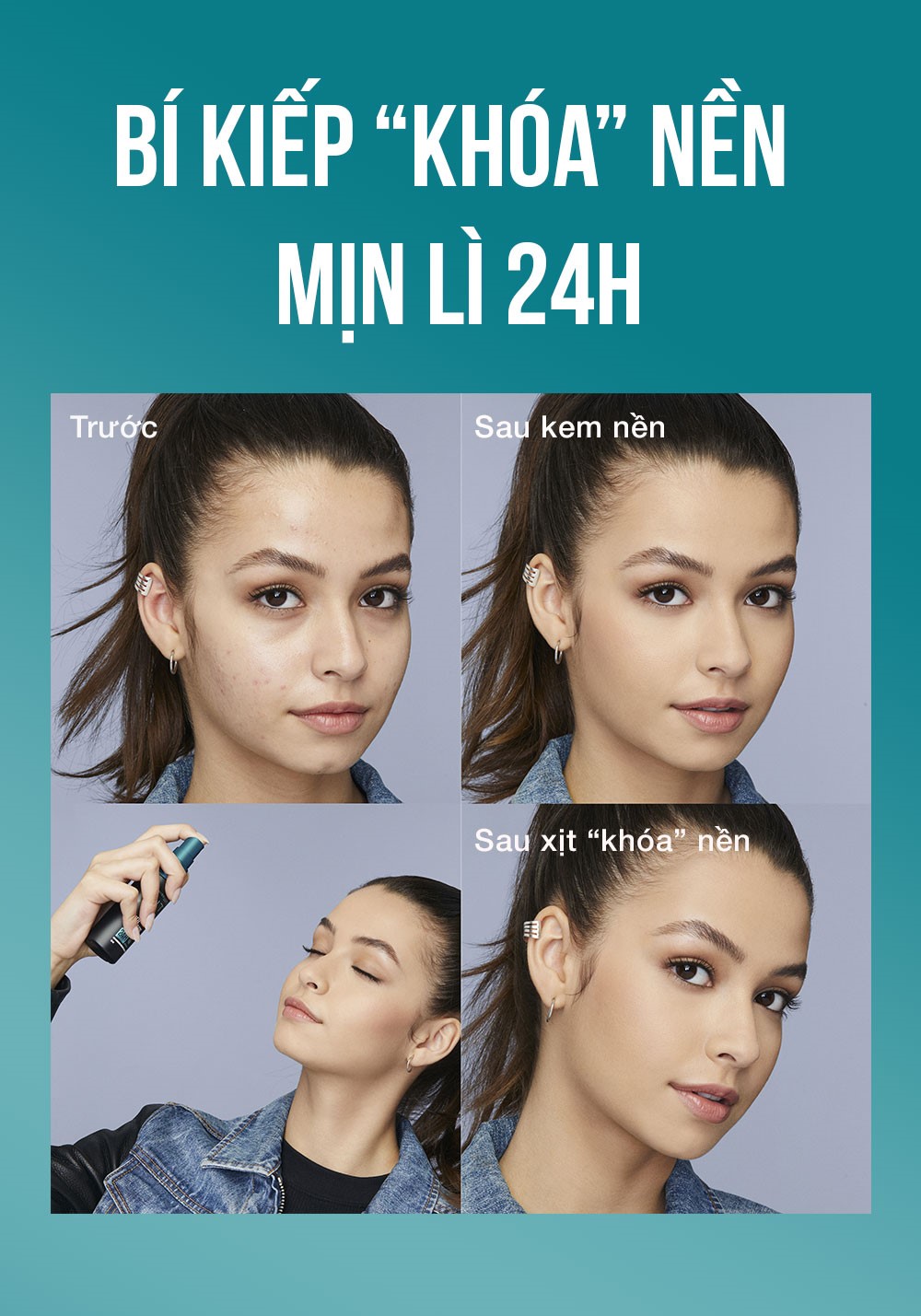 Mô tả Xịt cố định lớp trang điểm FIT ME MATTE+PORELESS INSTANT MATTE SETTING SPRAY MAYBELLINE NEW YORK - 3