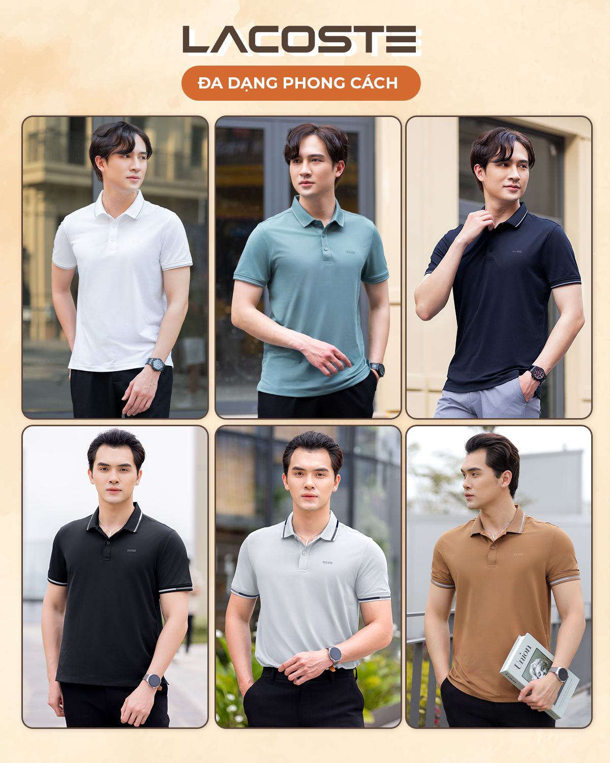 Áo Polo GUZADO Coolmax Cá Sấu - Form Đẹp