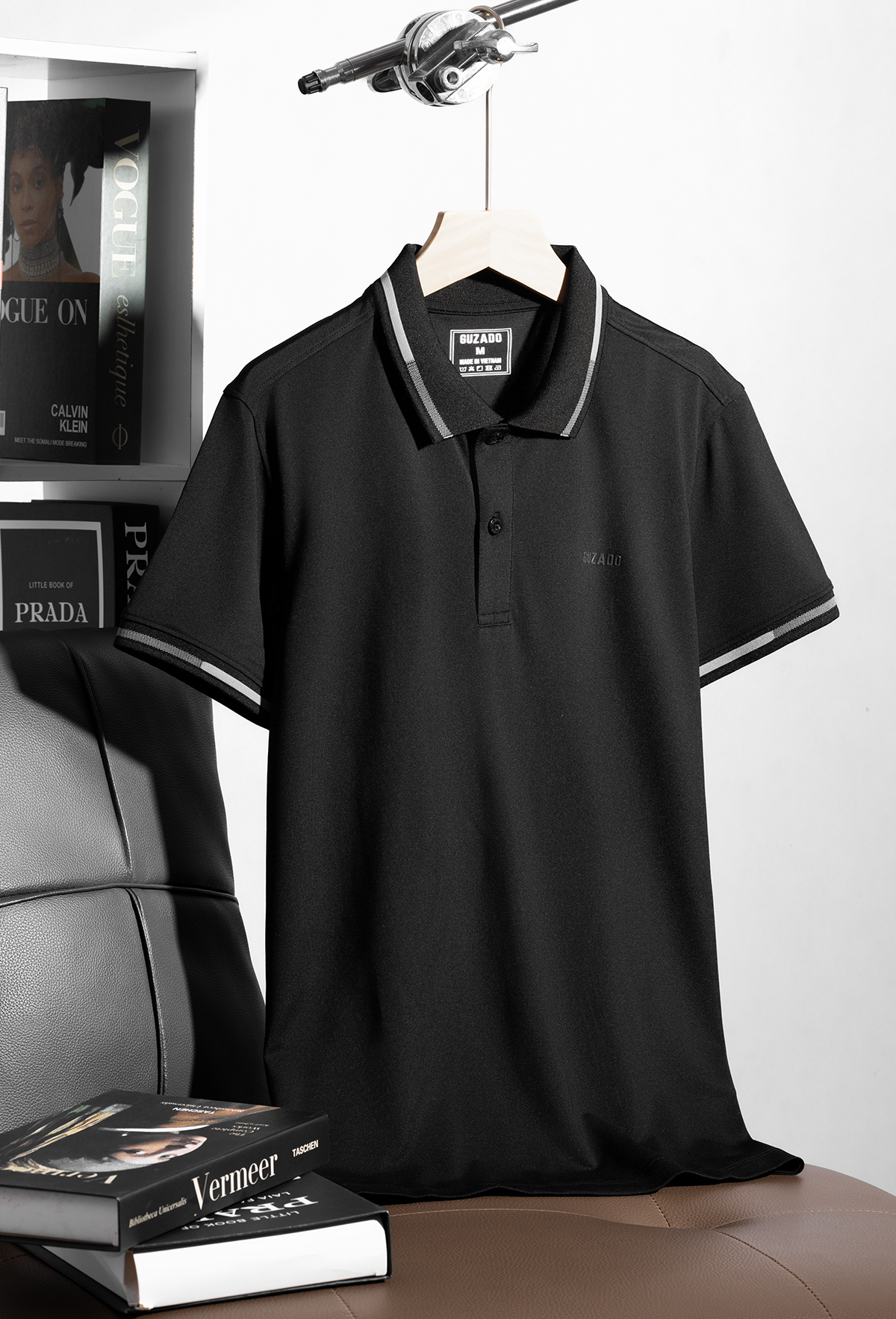 Áo Polo GUZADO Coolmax Cá Sấu - Chi Tiết May