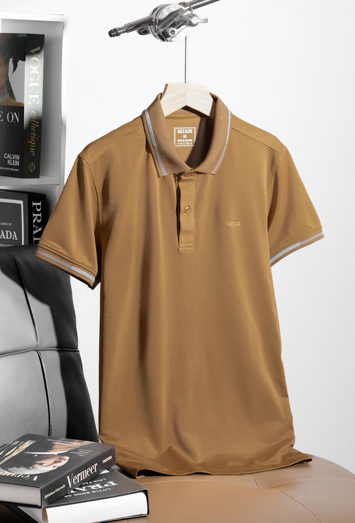 Mô tả Áo Polo GUZADO Coolmax Cá Sấu Cho Nam Lên Form Cực Đẹp Sang Trọng Lịch Lãm GPS - 7