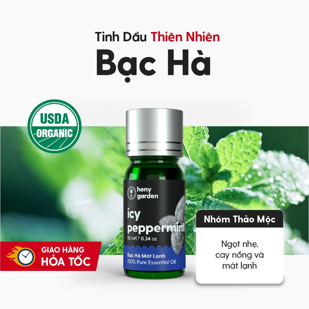 Tinh dầu Bạc Hà Heny Garden