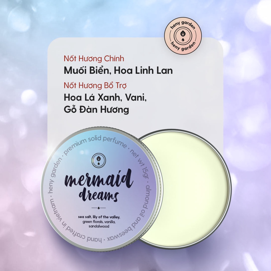 Mô tả Nước Hoa Khô Nữ Dạng Sáp Heny Garden 15Gr (Nhiều Phân Loại) Tiện Dụng Nhỏ Gọn - 5
