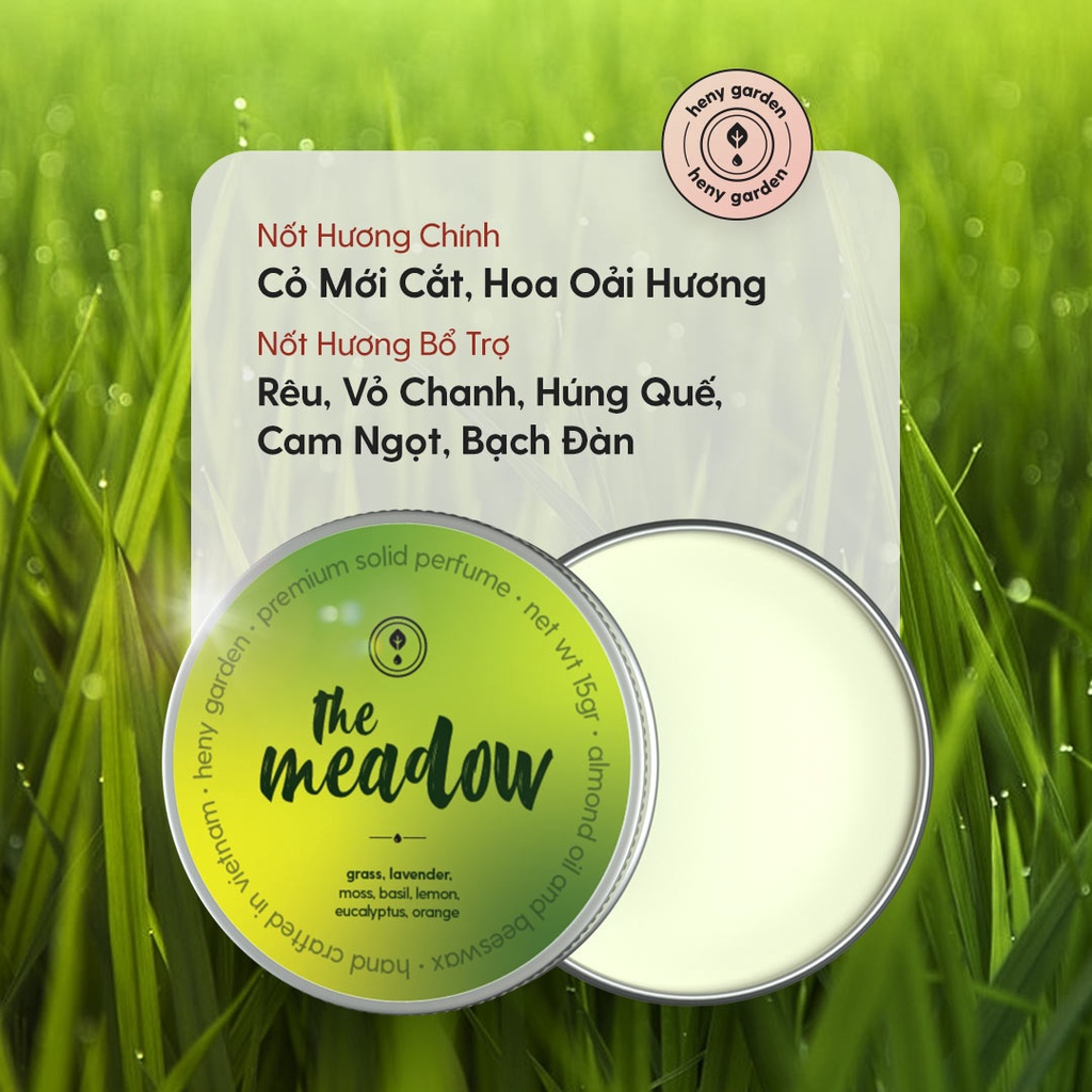 Mô tả Nước Hoa Khô Nữ Dạng Sáp Heny Garden 15Gr (Nhiều Phân Loại) Tiện Dụng Nhỏ Gọn - 6