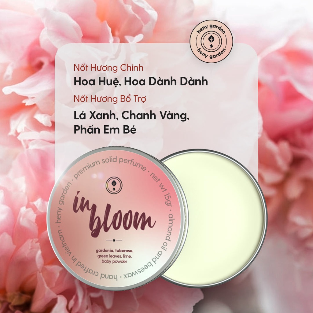 Mô tả Nước Hoa Khô Nữ Dạng Sáp Heny Garden 15Gr (Nhiều Phân Loại) Tiện Dụng Nhỏ Gọn - 7