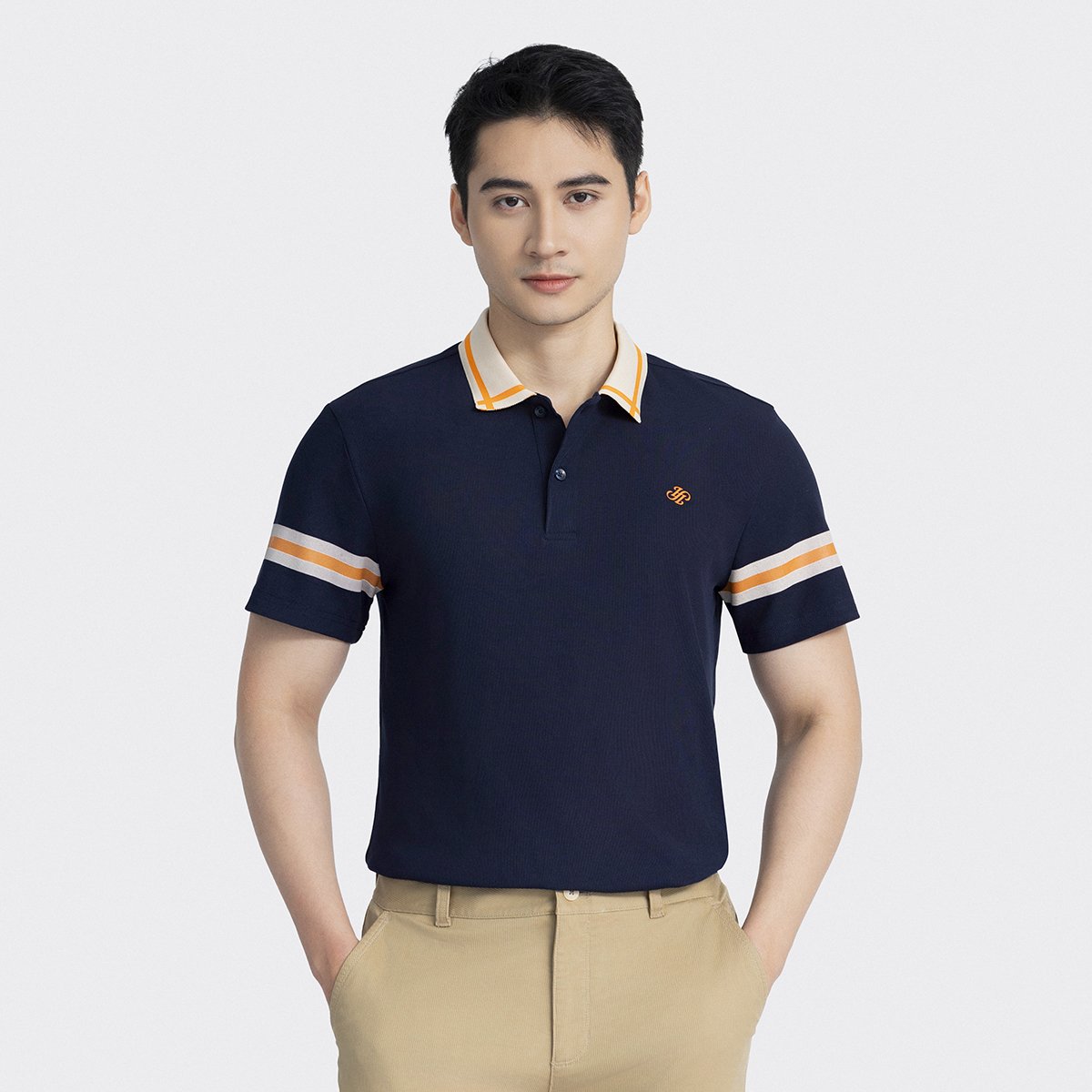 Mô tả Áo Polo ngắn tay Nam INSIDEMEN Form Regular Fit - 6PS003AZ - 6