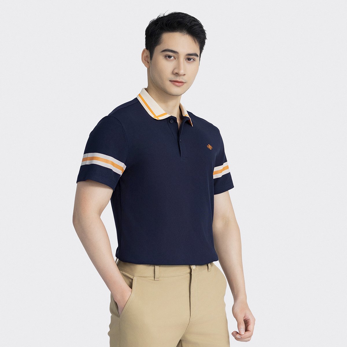 Mô tả Áo Polo ngắn tay Nam INSIDEMEN Form Regular Fit - 6PS003AZ - 7