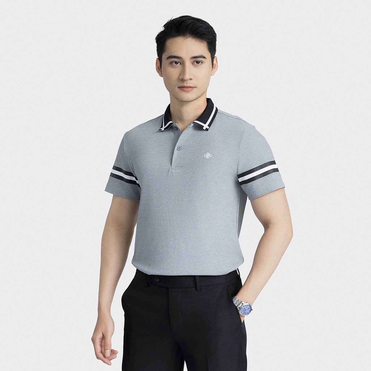 Mô tả Áo Polo ngắn tay Nam INSIDEMEN Form Regular Fit - 6PS003AZ - 3