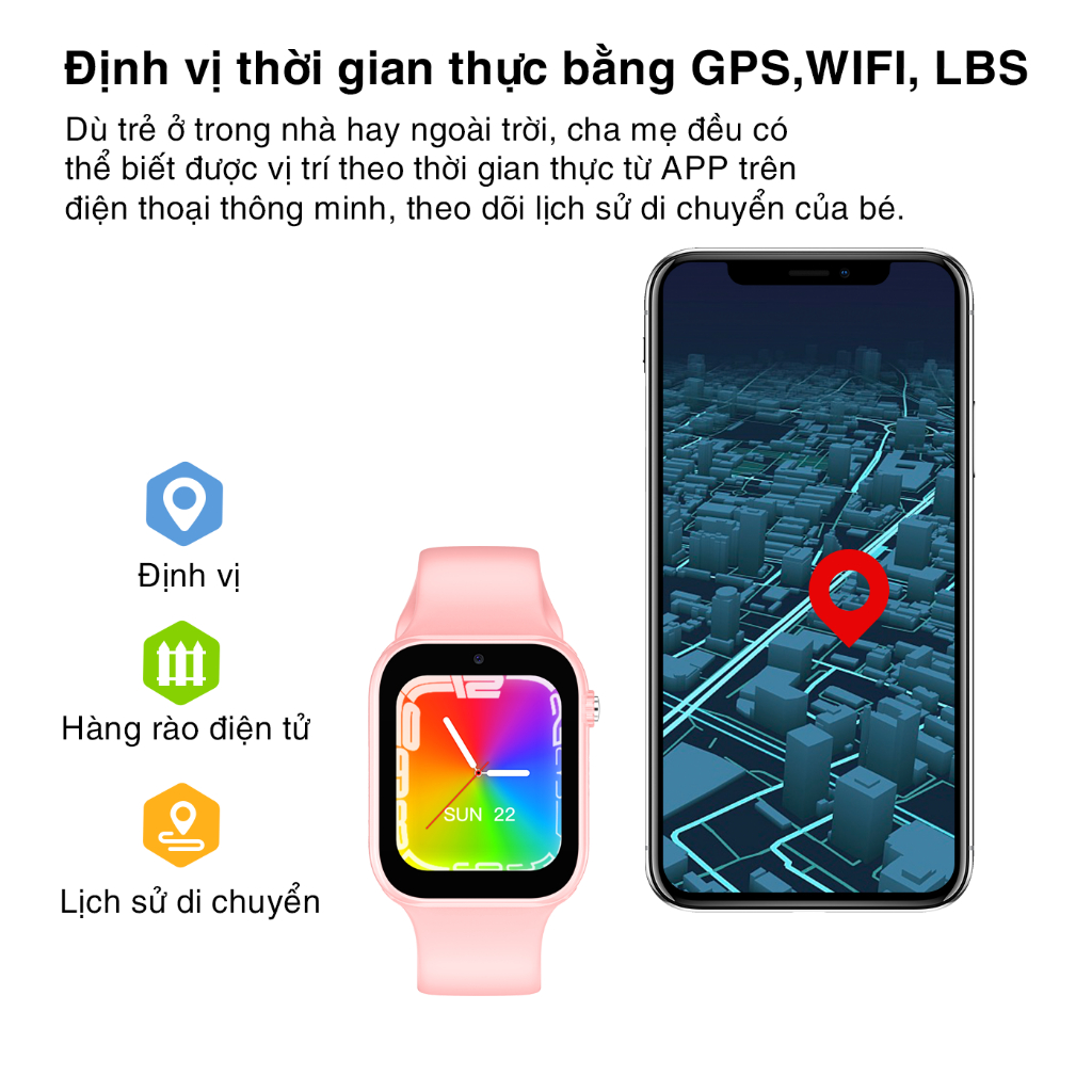 Mô tả Đồng hồ thông minh Geyan X718S Lắp sim 4G nghe gọi Định vị Chống nước PX7 BH 1 đổi 1 trong 1 năm - 12