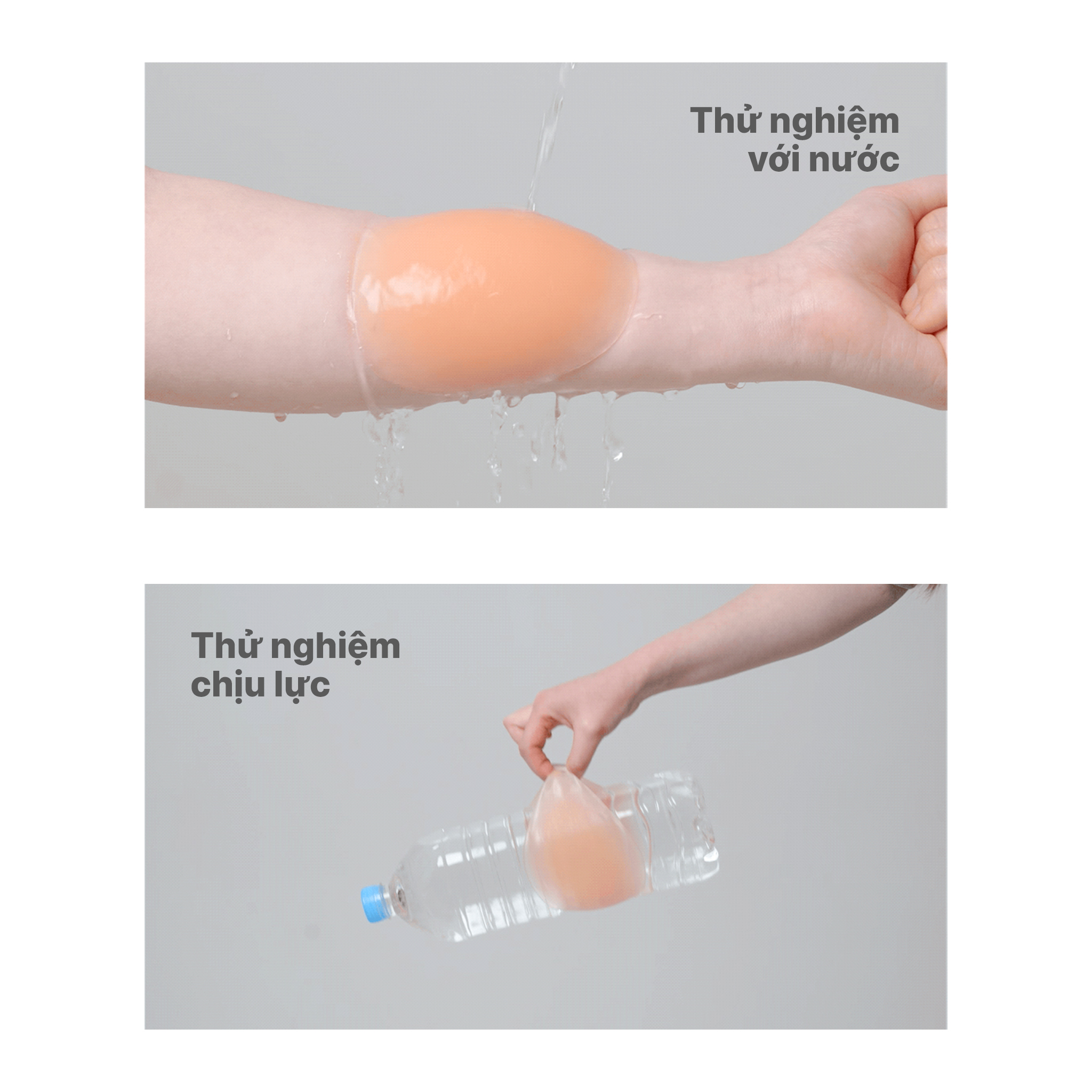 Mô tả Áo lót dán silicon, áo ngực cài trước nâng ngực tạo khe ngực, chuyên mặc trang phục hở lưng BOM SISTER AD002 - AD003 - 5