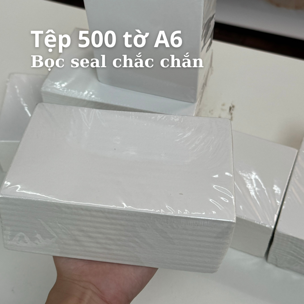 [COMBO 5-10 TỆP] Giấy In Nhiệt A6 A7 Tệp 500 Tờ, Giấy In Đơn Shopee, In ...
