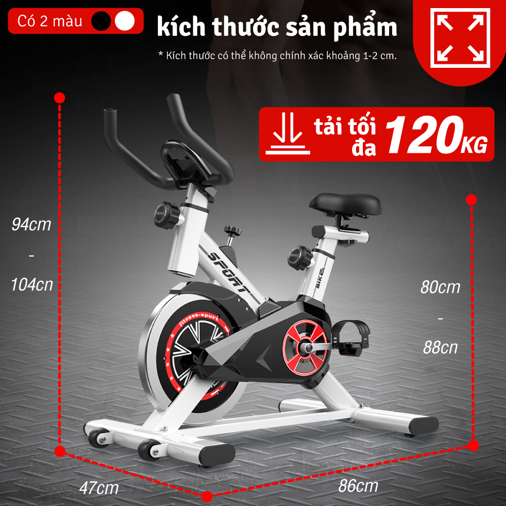 Mô tả BG -Xe đạp tập thể dục tại nhà, máy tập thể dục Fitness, có bluetooth kết nối - 8