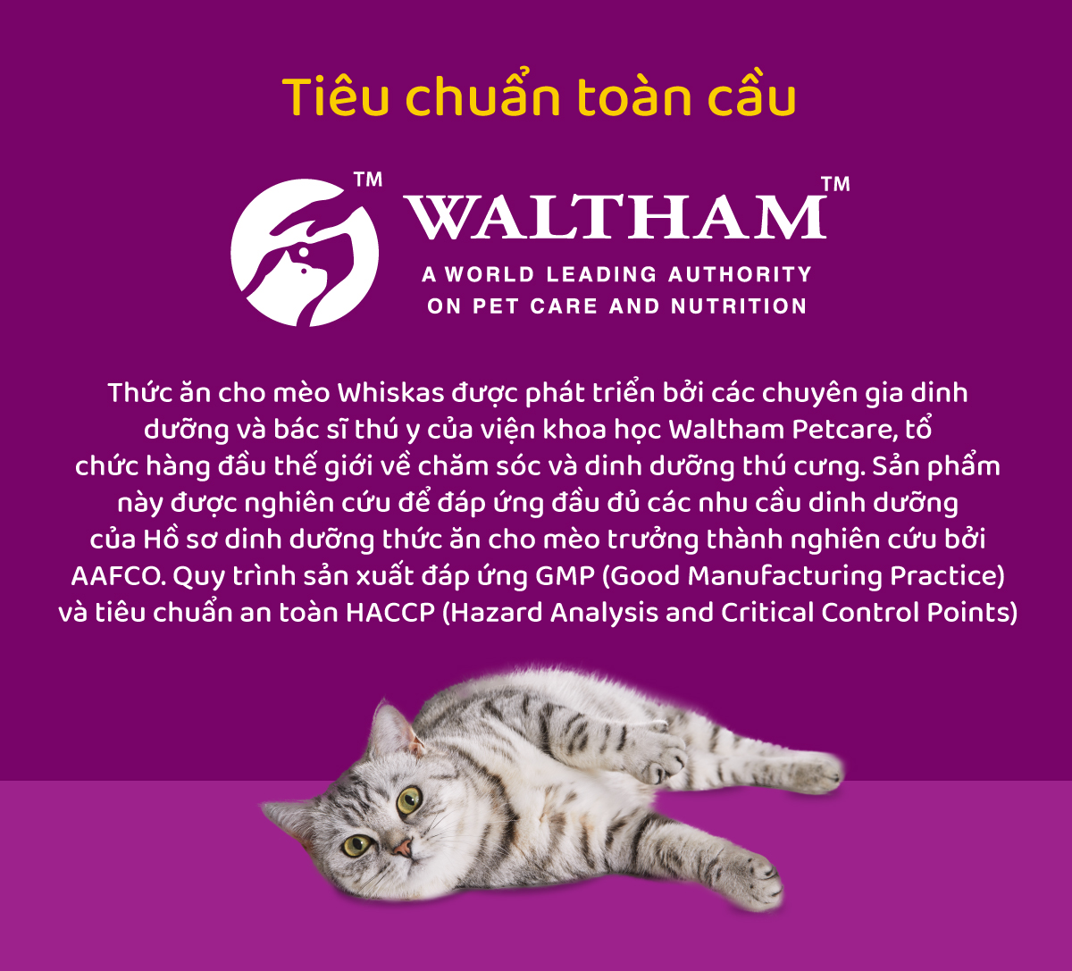 Mô tả Thức ăn mèo Whiskas vị cá biển 7kg - 3