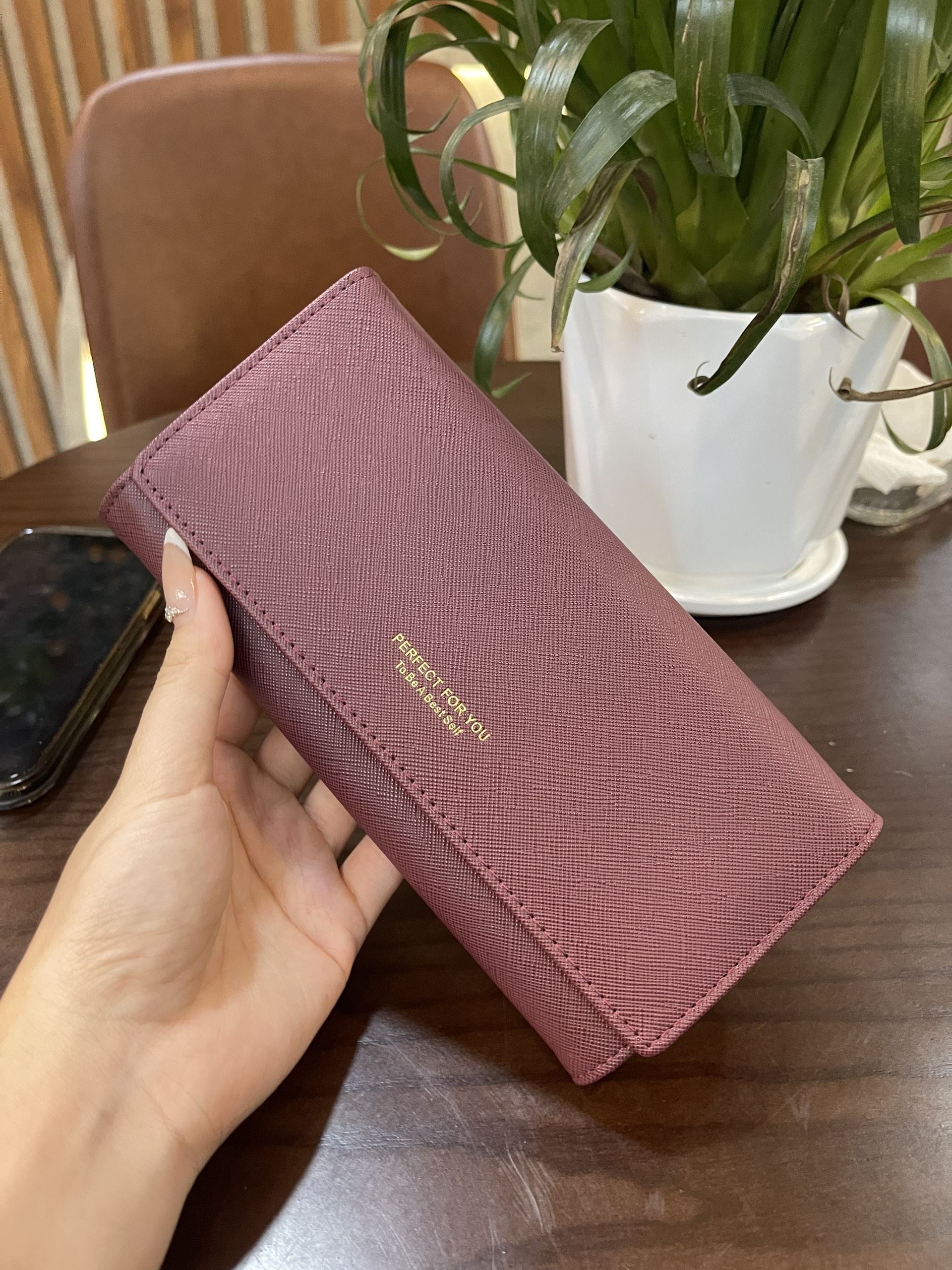 Ví Nữ Dài Cầm Tay PERFECT FOR YOU PFY31 - Màu Xanh Lam