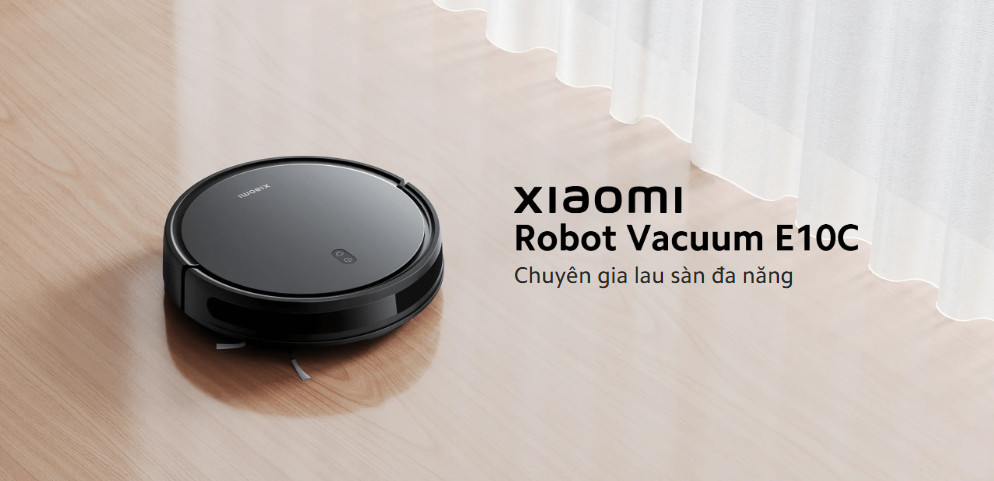 Mô tả Robot hút bụi, lau sàn 2 trong 1 Xiaomi Vacuum E10C EU - Lực Hút 3500Pa - Phiên Bản Quốc Tế - 1