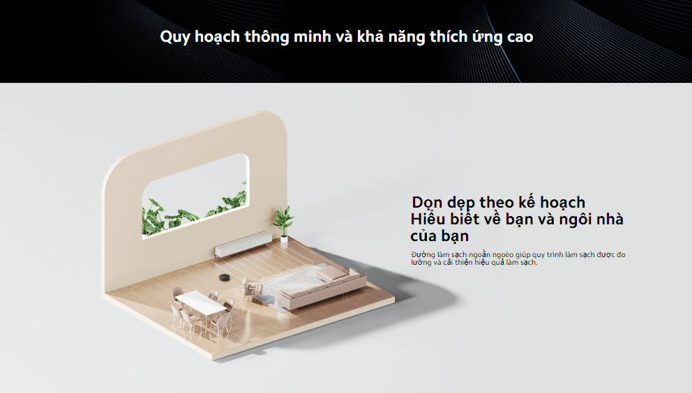 Mô tả Robot hút bụi, lau sàn 2 trong 1 Xiaomi Vacuum E10C EU - Lực Hút 3500Pa - Phiên Bản Quốc Tế - 4