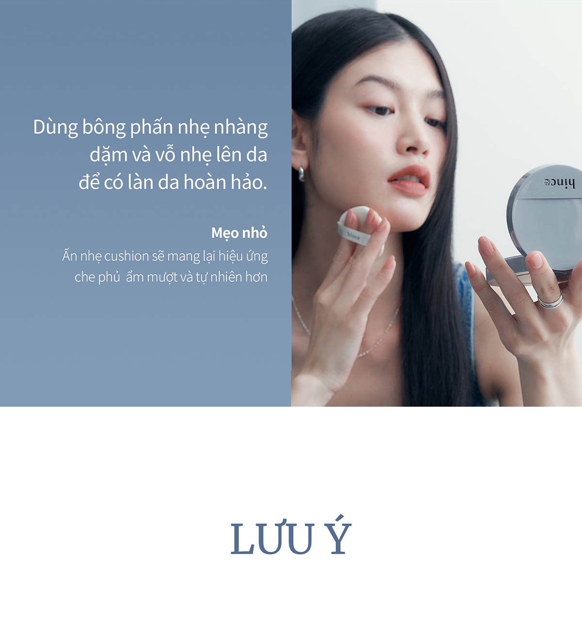 Mô tả Phấn nước hince Second Skin Mesh & Matte Cushion 12G - 10