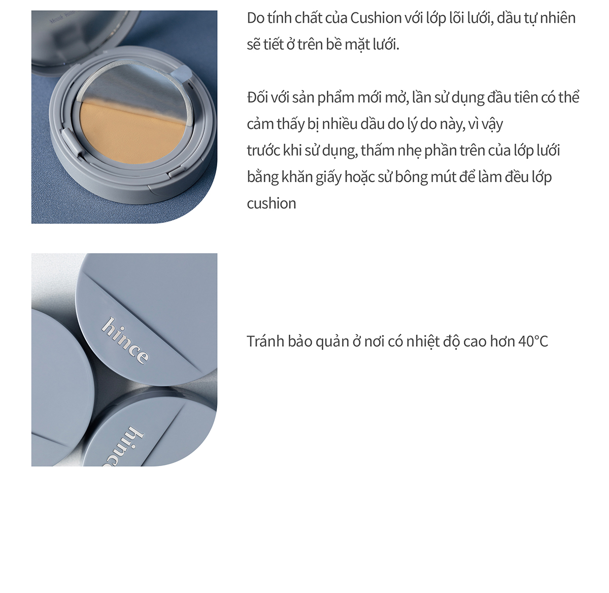 Mô tả Phấn nước hince Second Skin Mesh & Matte Cushion 12G - 11