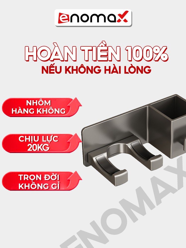 Chất liệu Nhôm hàng không cao cấp của giá đỡ Enomax
