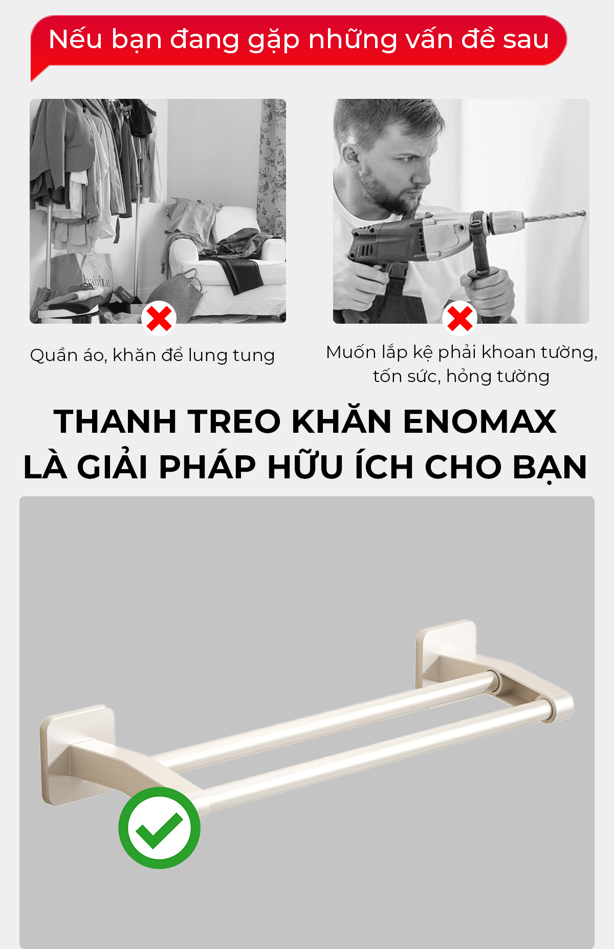 Chi tiết kệ Enomax