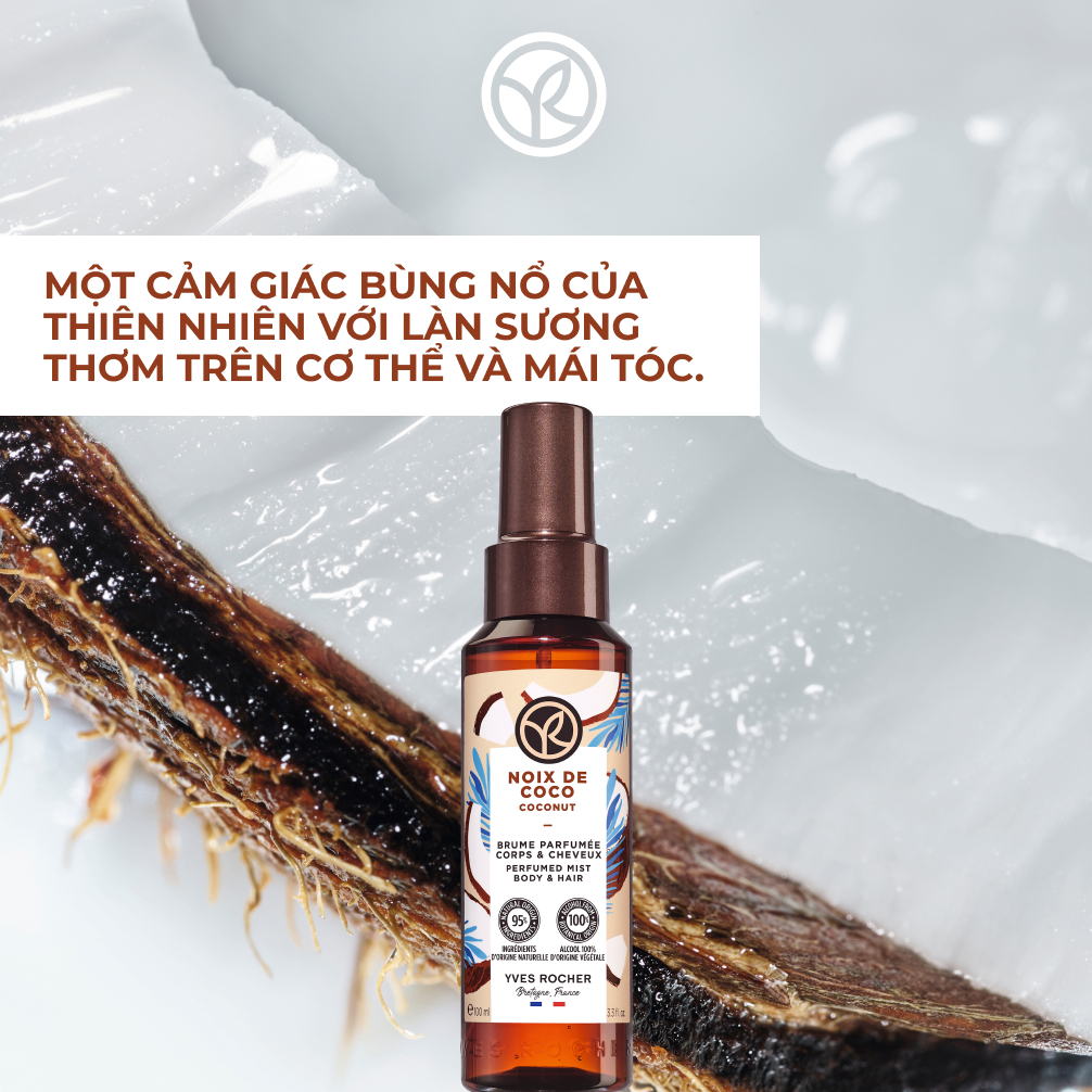Xịt thơm Yves Rocher Hương Dừa